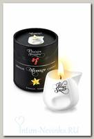 Massage Candle Vanilla свеча с массажным маслом Ваниль, 80 мл
