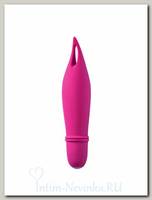 Мини-вибратор Universe Gentle Thorn с вибро ушком, розовый