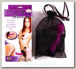 Baile Ultra Harness стильный страпон с эластичными ремешками, 14 см
