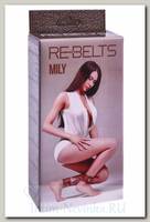 Поножи Mily Brown из натуральной кожи Rebelts