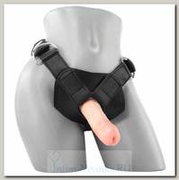 Реалистичный фаллос Harness King Cock с насадкой, 30 см