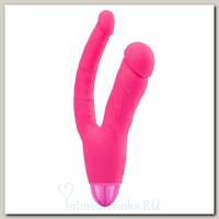 Вибратор INDULGENCE Rechargeable Insatiable Desire, розовый