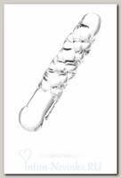 Фаллоимитатор из стекла DILDO прозрачный, 17 см