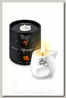 Massage Candle Strawberry свеча с массажным маслом Клубника, 80 мл