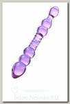 Рельефный стеклянный фаллоимитатор Sexus Glass 22,8 см