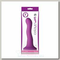 Изогнутый фаллоимитатор Colours Wave 6 Dildo Purple, фиолетовый 16,5 см