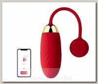 Виброяйцо с функцией управления через смартфон Svakom Ella Red