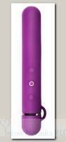 Силиконовый мини-вибратор Le Wand Baton, вишневый