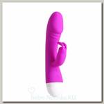 Вибромассажер G-spot с клиторальной стимуляцией, с USB