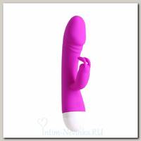 Вибромассажер G-spot с клиторальной стимуляцией, с USB