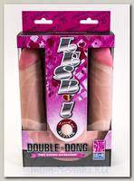 Двойной реалистичный фаллоимитатор LOVE TOY, 45 см