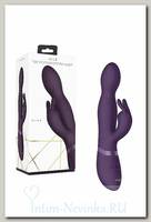 Вибратор-кролик Niva с функцией ротация, фиолетовый