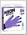 Перчатка для чувственной стимуляции эрогенных зон Neon Luv Glove, фиолетовая