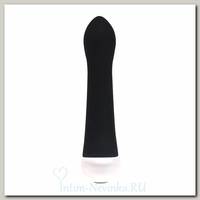 Аккуратный вибратор небольшого размера CARESSING VIBE, 12 см, черный