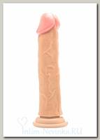 Фаллоимитатор без мошонки Shots Media RealRock Realistic Cock, 9 Inch, телесный