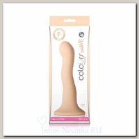 Изогнутый фаллоимитатор Colours Wave 6 Dildo, телесный 16,5 см