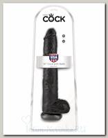 Фаллоимитатор-гигант на присоске Cock King Cock, черный