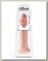 Гигант фаллоимитатор на присоске King Cock 14 Cock Flesh, 32 см, телесный