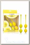 Набор двойных вагинальных шариков в виде лимонов Kegel Training Set Lemon