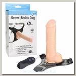 Реалистичный страпон на трусиках 7' HARNESS REALISTIC DONG, 14 см