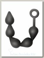 Анальные бусы Anal Super Beads с кольцом Lola Toys