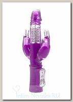 Вагинальный вибратор Hi-Tech Laci Purple, для клитора и анала, фиолетовый