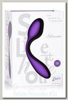 Перезаряжаемый вибромассажер SILHOUETTE S8, фиолетовый