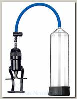 Мужская помпа Eroticon PUMP X3 с ручным насосом, 23 см, прозрачная