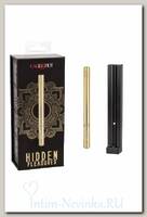 Ультратонкий вибромассажер Hidden Pleasures, золотистый