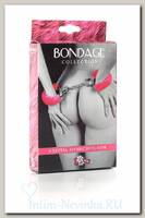 Наручники с кристаллами Lola Toys Bondage, розовые