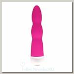 Вибратор WAVY WAND из нежнейшего силикона, 12 см, розовый