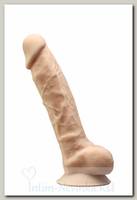 Дилдо на присоске с мошонкой Adrien Lastic SileXD MODEL 1 (9), телесный
