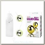 Вагинальные виброшарики Golden Ball с пультом ДУ