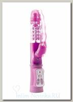 Вибратор с двойной стимуляцией VIBRO BEAD 291, фиолетовый