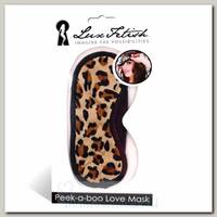 Маска на глаза Peek-A-Boo Love Mask, леопардовая
