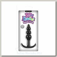 Jelly Rancher T-Plug - анальная пробка рельефная, черная