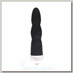 Вибратор WAVY WAND из нежнейшего силикона, 12 см, черный