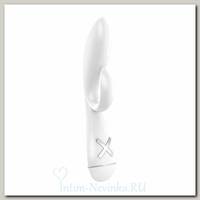 Секс-вибратор для девушек OVO K1 Rabbit, белый, 20 см