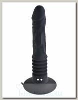 Анальный вибростимулятор Vibrating Ass Fucker с пульсацией и эскалацией