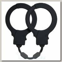 Тянущиеся силиконовые наручники Stretchy Cuffs Turquoise, черные