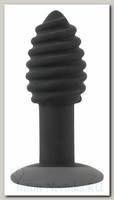 Анальная вибропробка Twist Butt Plug, черная