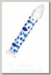 Фаллоимитатор из стекла DILDO с пупырками, 19 см