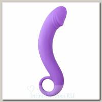 Изогнутый анальный стимулятор Easytoys Curved Dong, фиолетовый