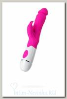 Вагинальный вибратор с клиторальным кроликом Mist A-Toys, 25,4 см