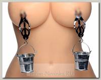 Зажимы на соски с грузами Jugs Nipple Clamps with Buckets