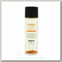 Натуральное масло для массажа с драгоценными камнями Exsens Amber Jojoba, 100 мл