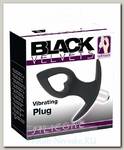 Вибростимулятор анальный Black Velvets 76 в форме конуса