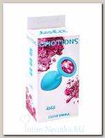 Анальная пробка Emotions Cutie Small с розовым кристаллом