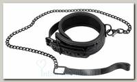 Ошейник и поводок с геометрическим узором Collar with Leash