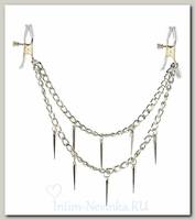 Стильные клипсы на грудь Rock Hard Nipple Clamps